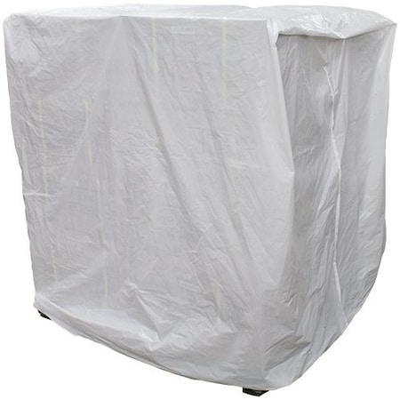 The Brush Man 100X 76 4 ft X 4 ft Pallet Cover White COVER 4X4-WHI